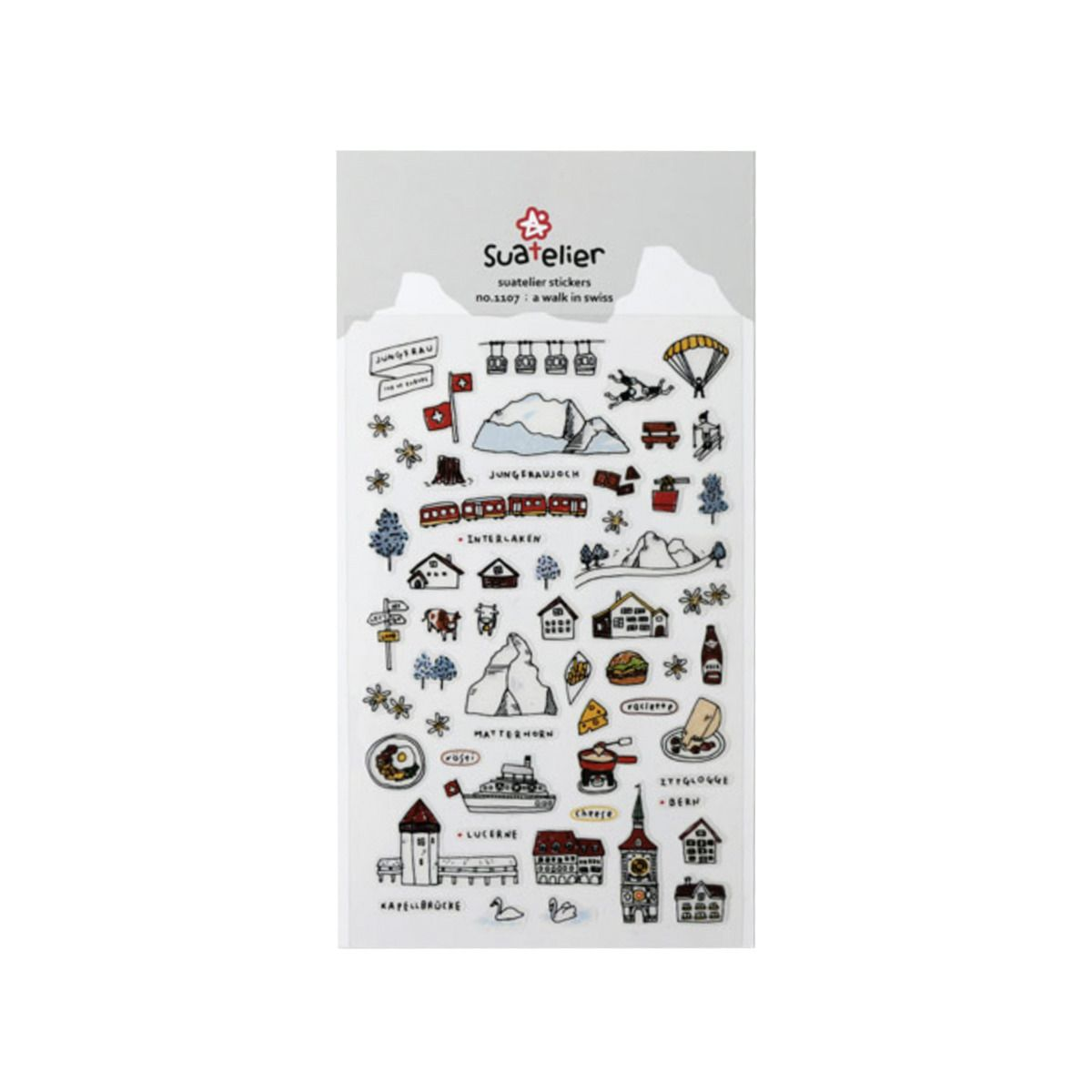 Suatelier Deco Sticker Walk in Swiss