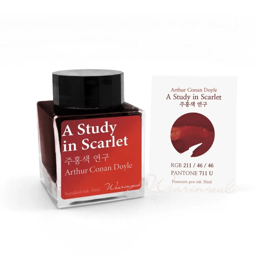 Wearingeul World Literature Ink Collection Ⅲ  The Study in Scarlet Şişe Mürekkep 30 ml