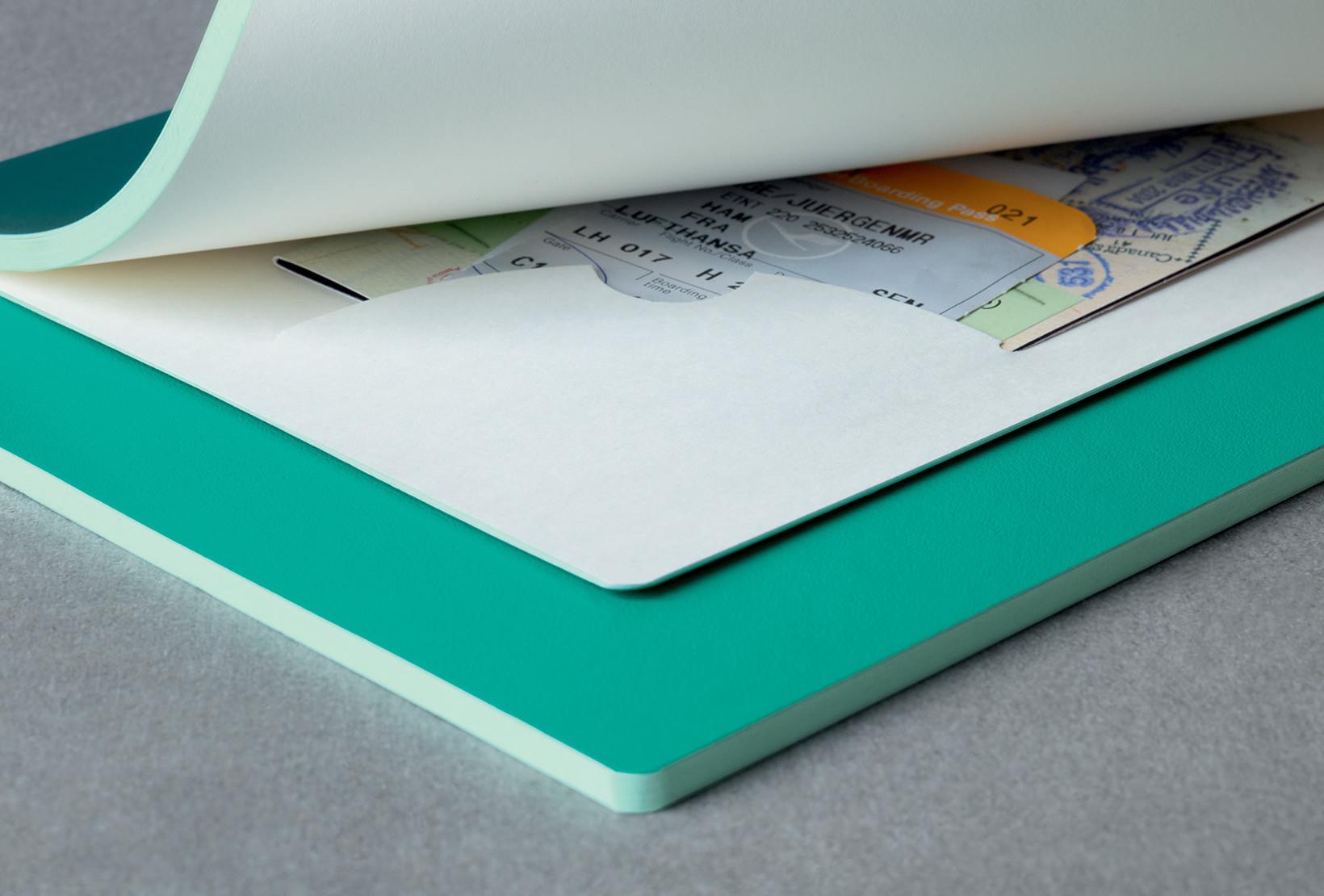 Leuchttrum 1917 Jottbook Double Edition Çizgisiz 2'li Defter Seti  A5 Ice Blue / Royal Blue 362705