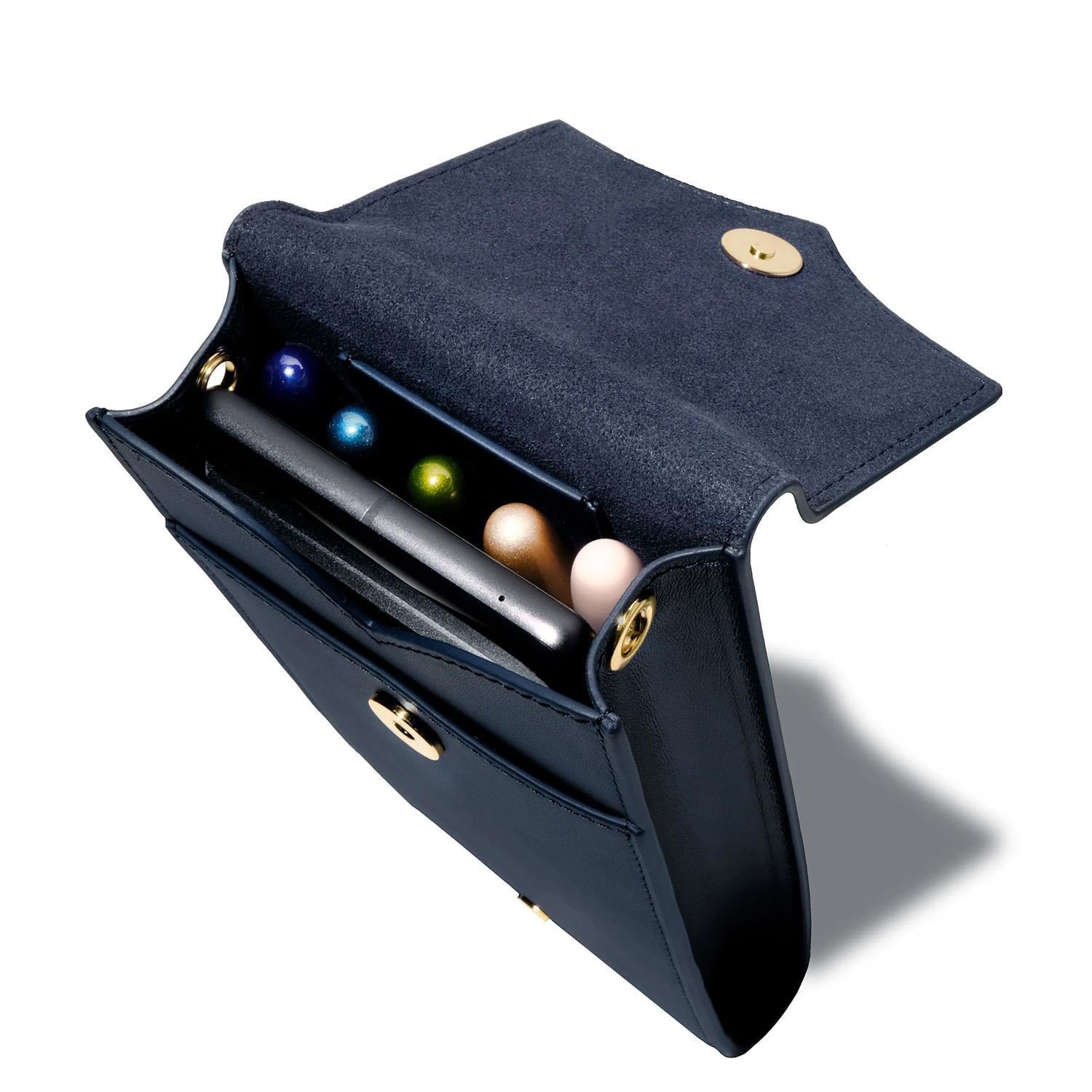 Ferris Wheel Press The Pendant Purse Deri Çanta Navy