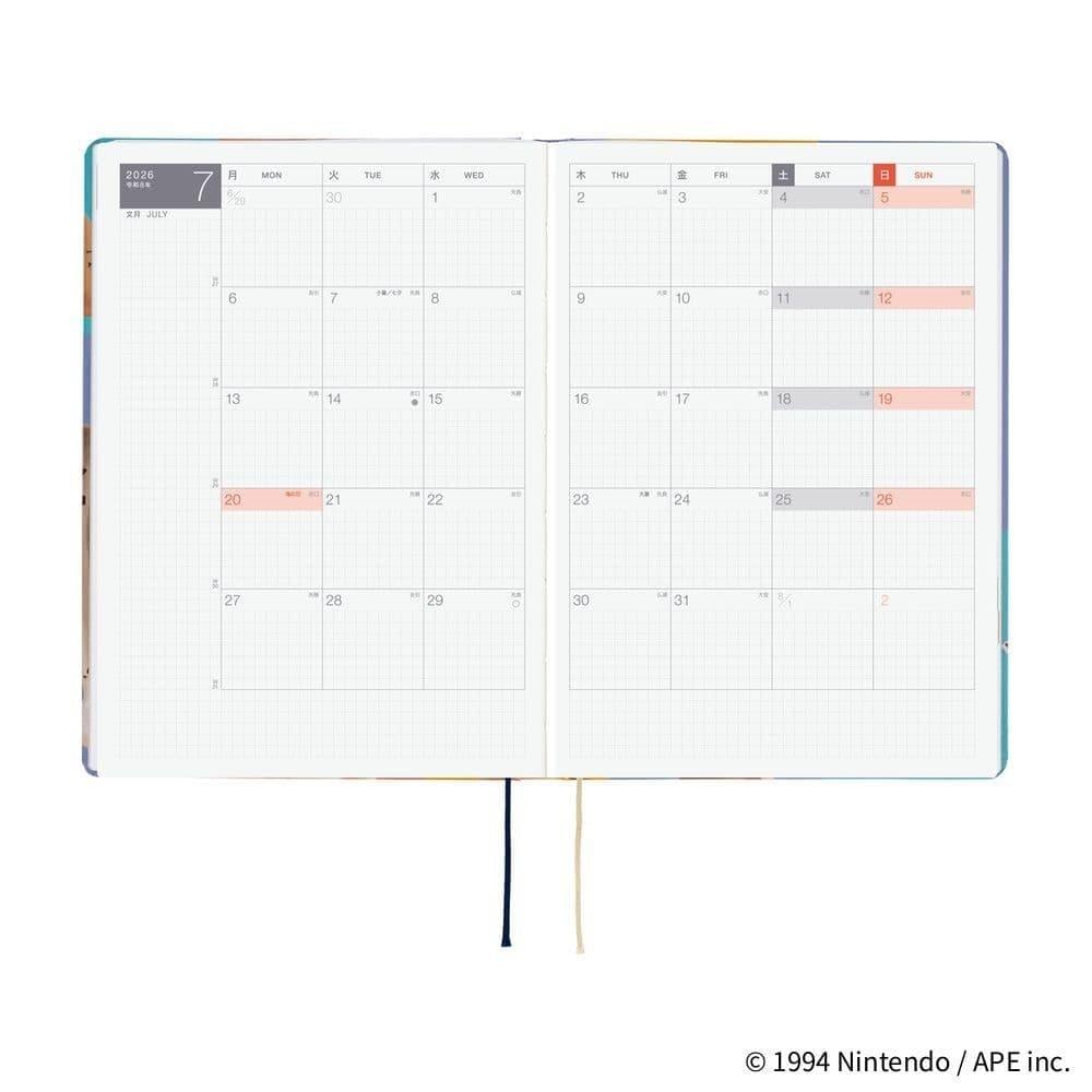 Hobonichi Ajanda Techo HON - A5 English - MOTHER: Clay Figurines - 2026 Jan Start