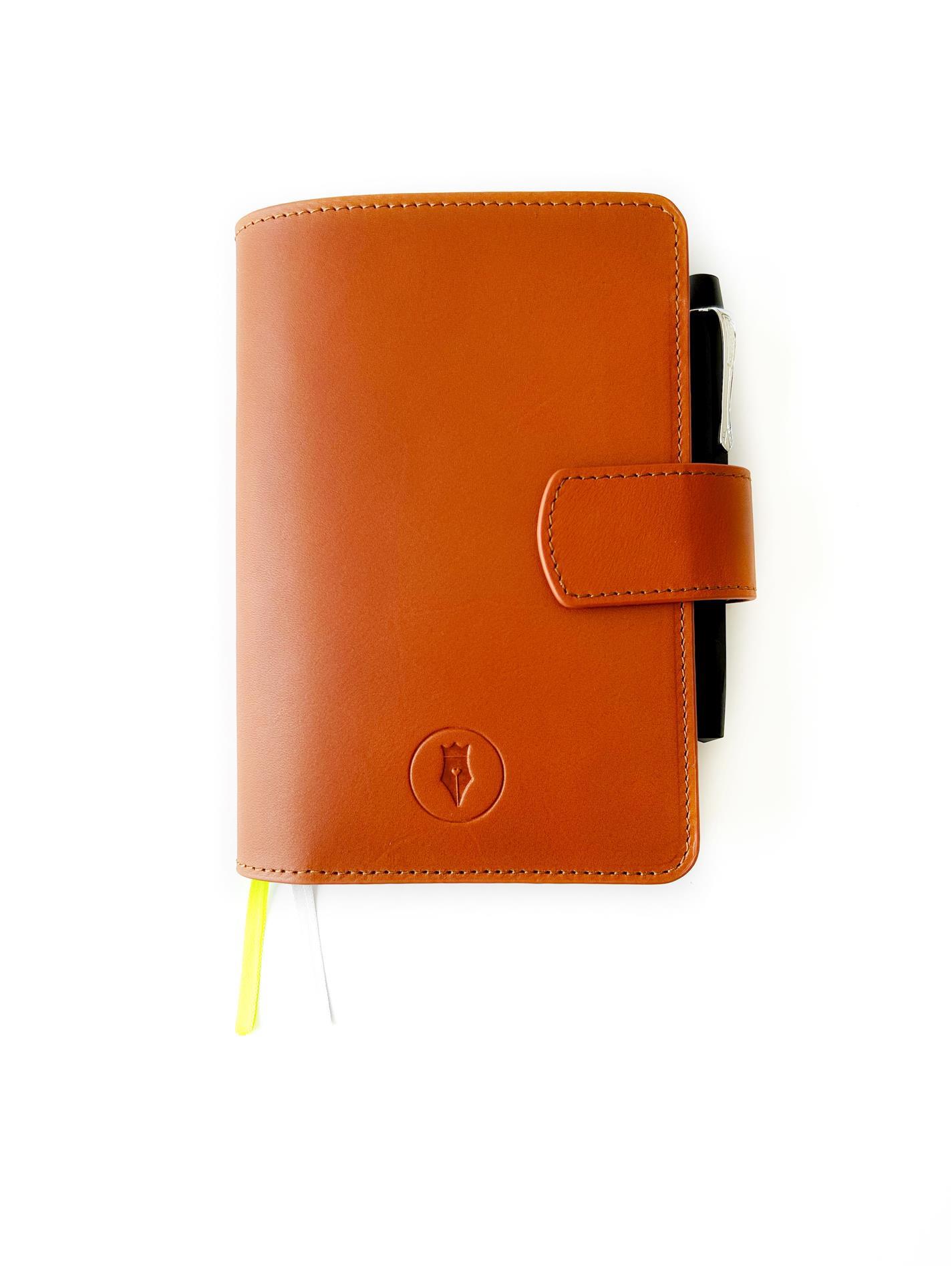 Eng Leather Sunrise Orange A6 Ebatlı Deri Defter Kılıfı ve Organizer