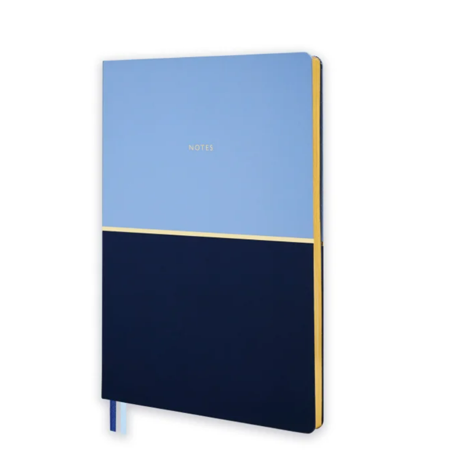 Episode Colourblock Duo Periwinkle Midnight XL Sert Kapak Defter