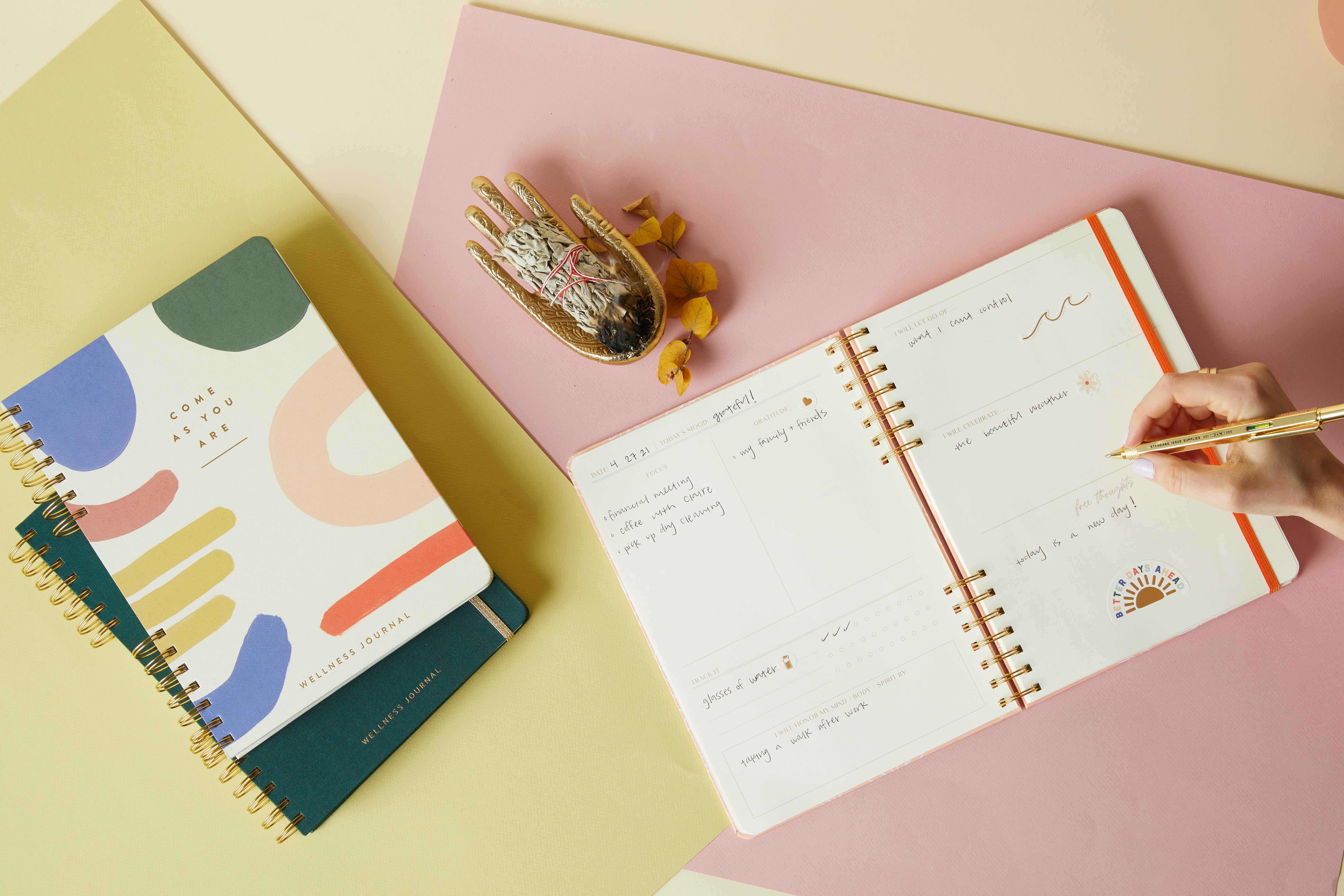 DesignWorks Guided Wellness Journal - Come As You Are Günlük