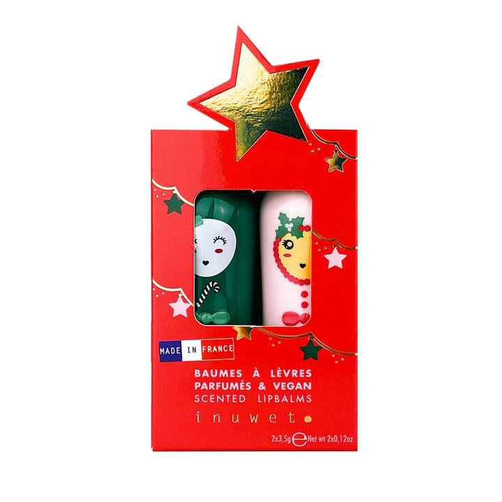 Inuwet Gift Set Yıldız Figürlü 2li Dudak Nemlendiricisi Seti-Mango ve Pamuk Şekeri