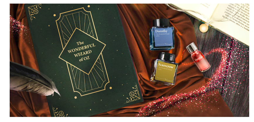 Wearingeul The Wonderful Limited Edition Wizard of OZ Spell Book Set (Ink & Glitter Potion) Mürekkep ve Sim Hediye Seti 
