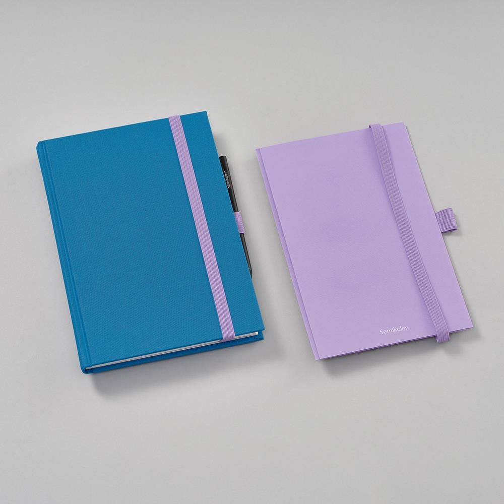 Semikolon Patch Pocket (Defter Körüğü), A5, Heritage Line Pure, lilac Silk