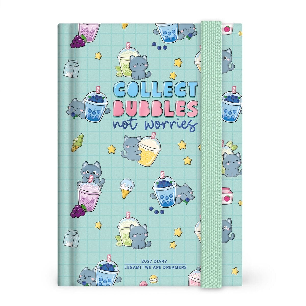 Legami 16 Aylık Günlük 2027 - Kedi - Bubble Tea - Orta Boy - Günlük AG2716049