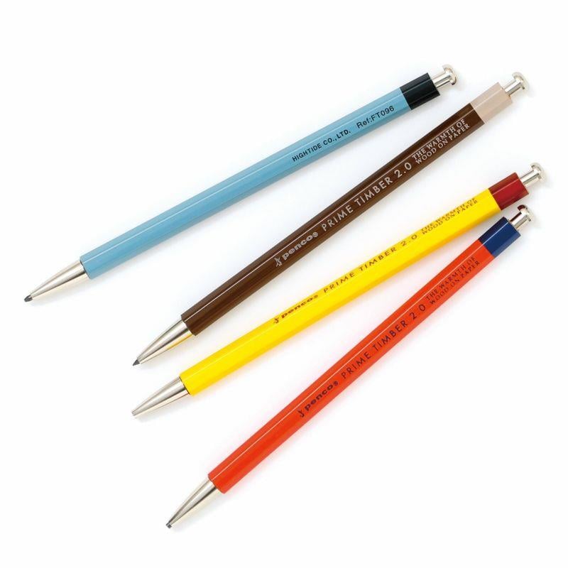 Penco Prime Timber 2.0 Pencil Lead Refill Black 5 pcs Kırmızı Kalem Ucu 
