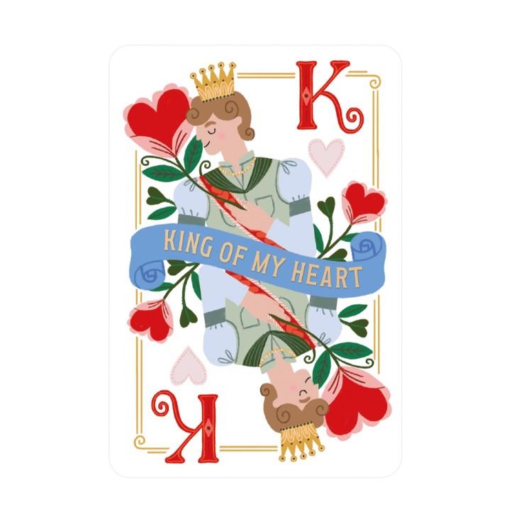 Legami Limited Edition Kartpostal King of My Heart