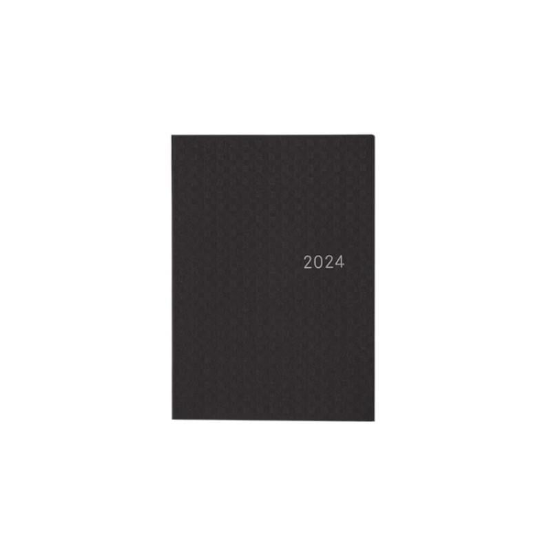 Hobonichi Techo HON A6 Japanese Edition 2024 Black Gingam