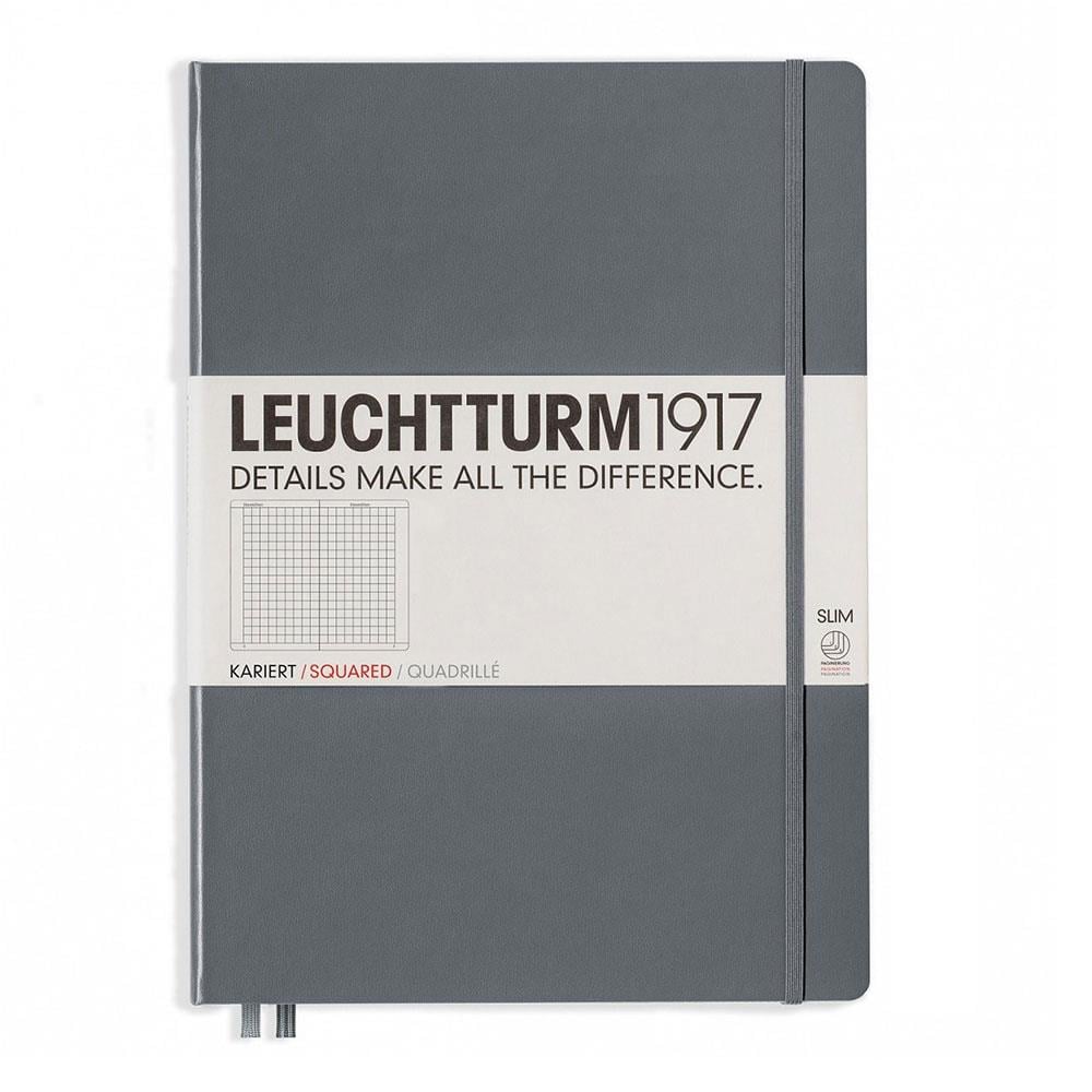 Leuchtturm1917 Master Slim A4+ Kareli Defter Anthracite 344814