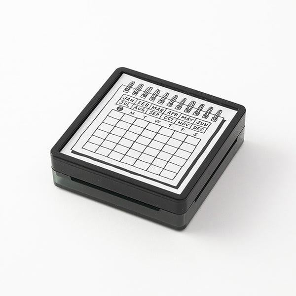Midori Paintable Penetration Stamp Damga - Large Size Calendar 35399006