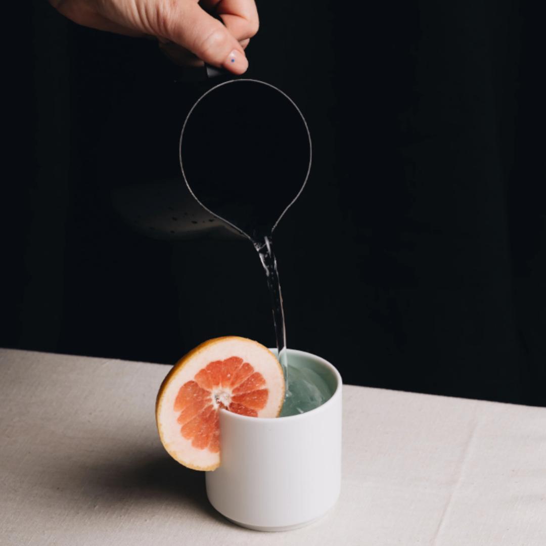 Acme Tajimi Maruasa Porseleni Short Green Tumbler Fincan