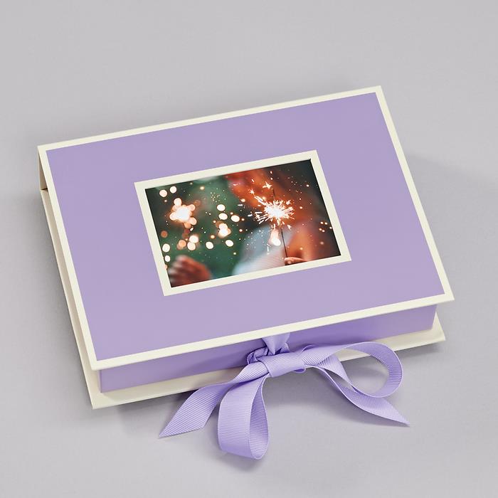 Semikolon Küçük Fotoğraf Kutusu lilac silk