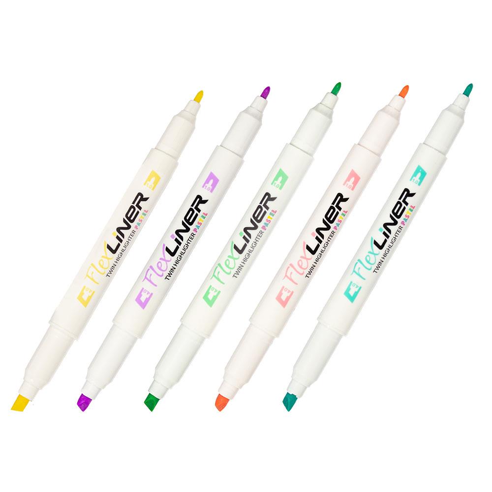 Flex Office Flex Liner FO-HL016 Çift Taraflı Fosforlu Kalem Pastel Magenta