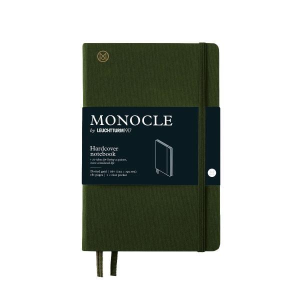 Leuchtturm1917 x Monocle Limited Edition Defter B6,  Sert Kapak, 192 Noktalı Sayfa Olive 369723
