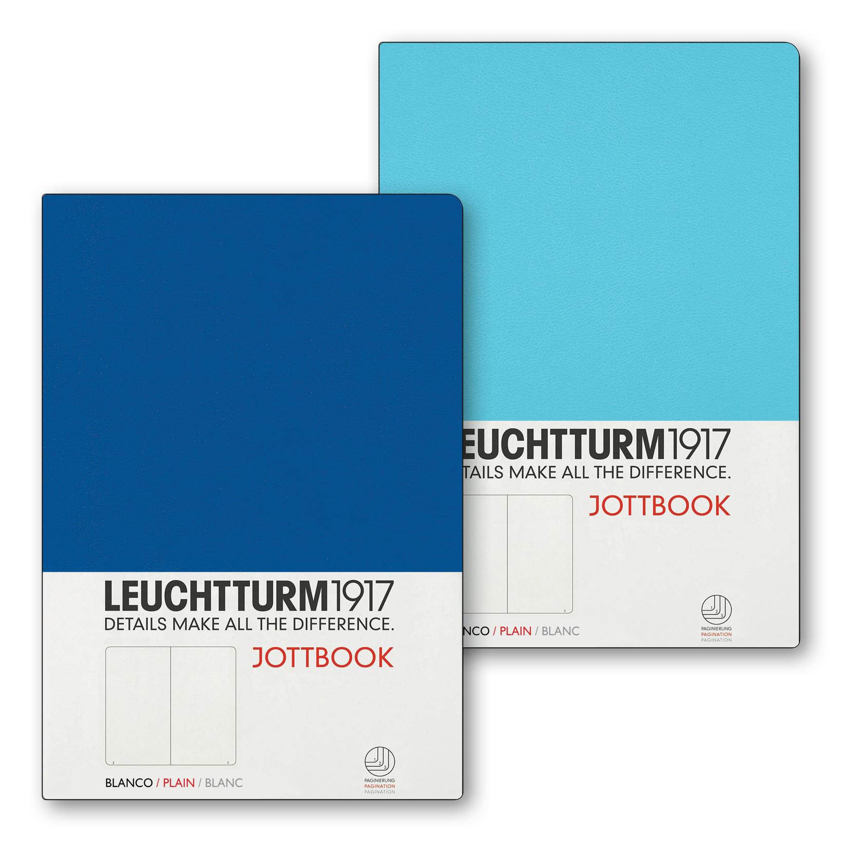 Leuchttrum 1917 Jottbook Double Edition Çizgisiz 2'li Defter Seti  A5 Ice Blue / Royal Blue 362705