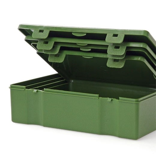 Penco Storage Container Plastik 4 in 1 Kalemlik & Kutu Green EB013 GN