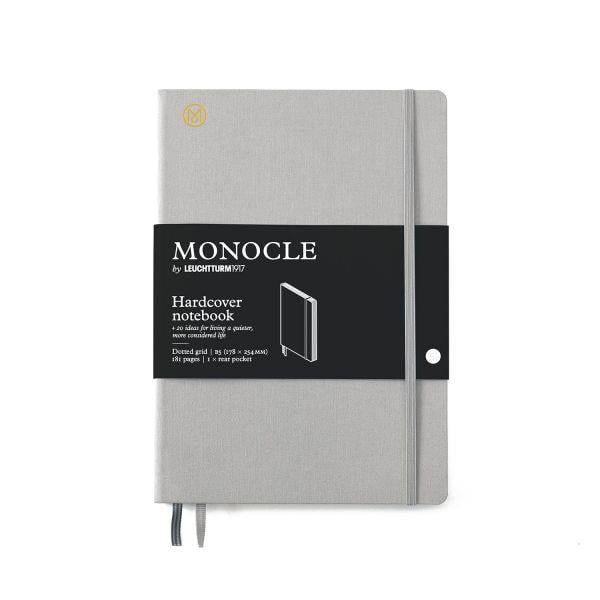 Leuchtturm1917 x Monocle Limited Edition Defter B5,  Sert Kapak, 192 Noktalı Sayfa Light Grey 363351