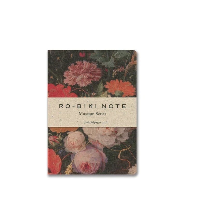 Yamamoto Ro-Biki Notebook Museum Series - Flowers A6 Noktalı Defter