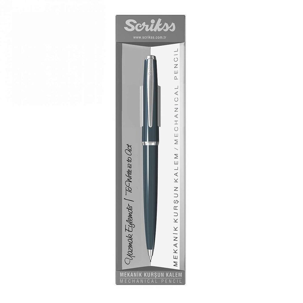 Scrikss Vintage 33 Mekanik Uçlu Kalem 0.7 mm Lacivert