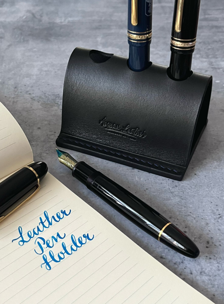Aegan Leather Hakiki Deri 3'lü Kalem Tutucu