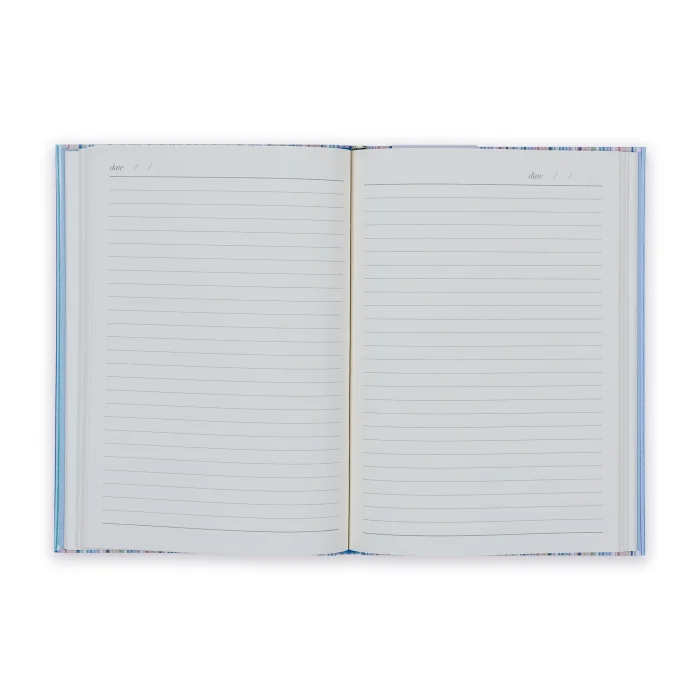 Episode Stripe Spectrum Pinstripe A5 Flex Linen Defter