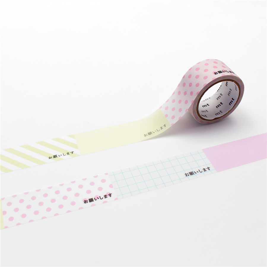 Kamo-i Masking Washi Tape 32mmx5m Write & Draw Tape Perforated Please