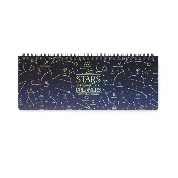 Legami Masaüstü Takvim / Planlayıcı 27,2x10,2 cm 2025 Stars / Celestial