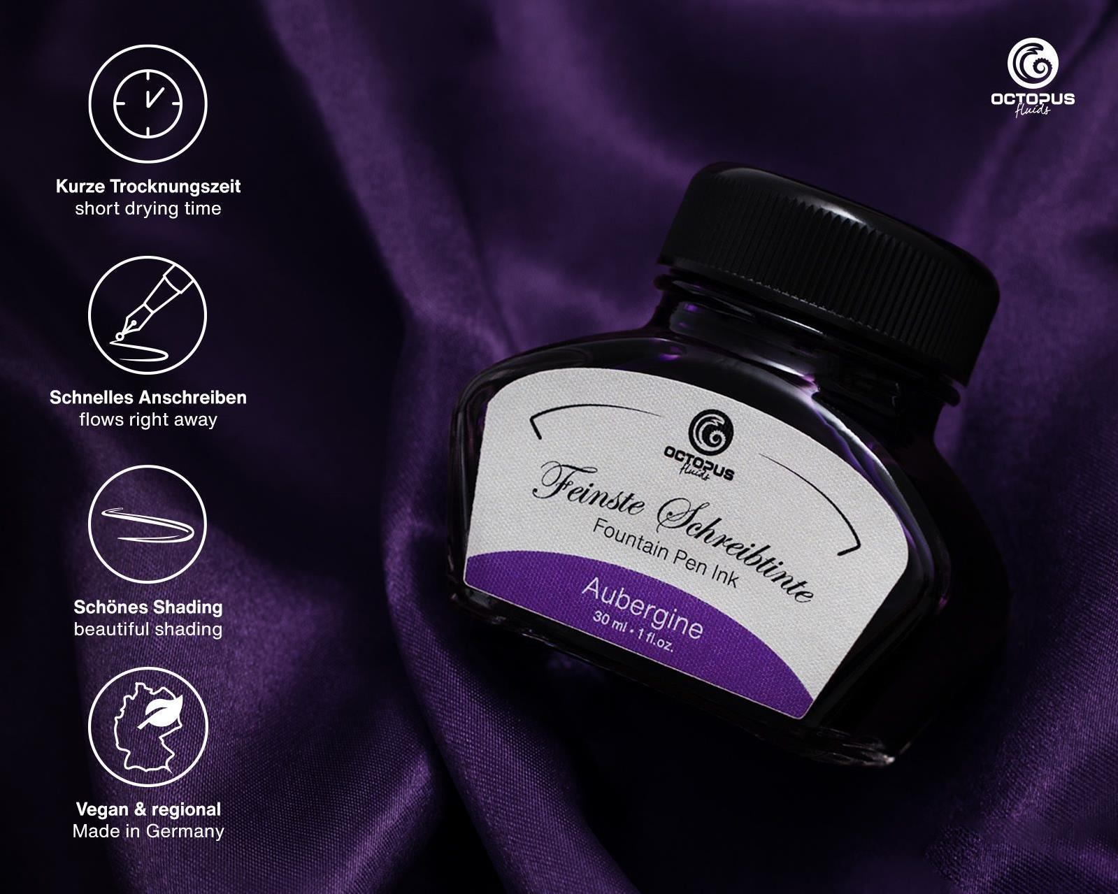 Octopus Fluids Aubergine Mürekkep 30 ml