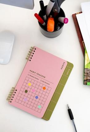 Kikkerland Habit & Goals Tracker Hedef Defteri