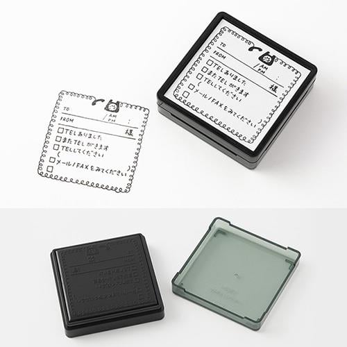 Midori Paintable Penetration Stamp Telephone Stamp Pattern Damga -  35404