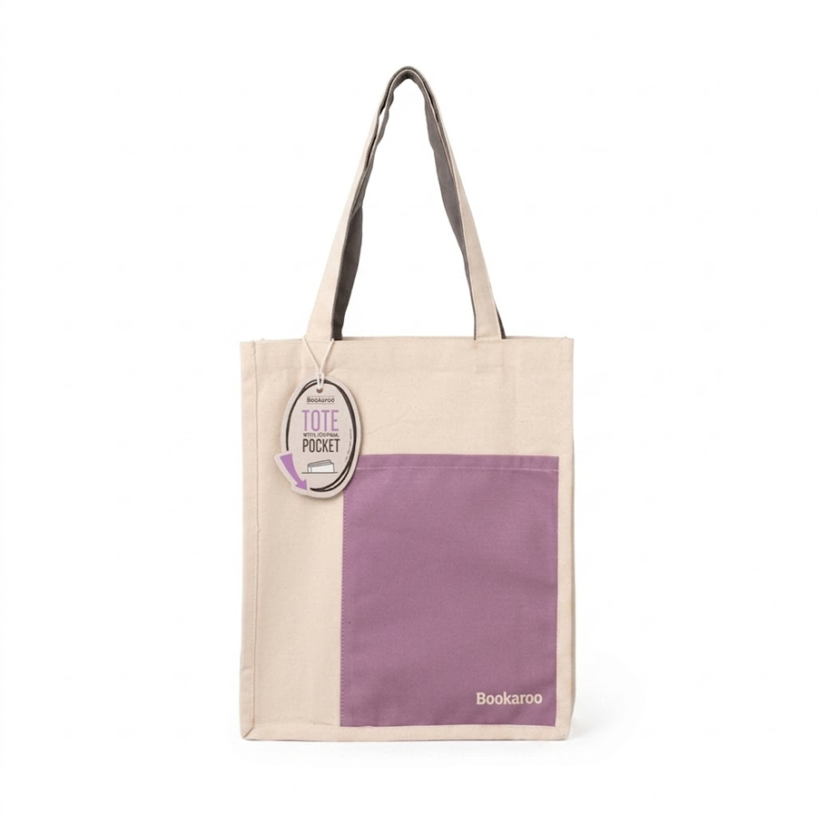 IF Bookaroo Tote Çanta Aubergine Krem 38031