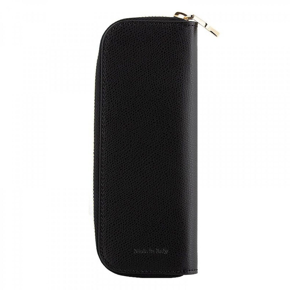 Visconti Leather Pen Holder 2 Black