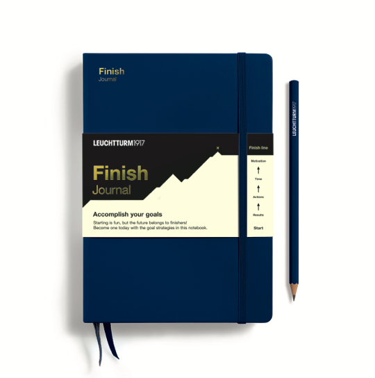 Leuchttrum 1917 Finish Journal Medium (A5) Limited Edition Navy 369093