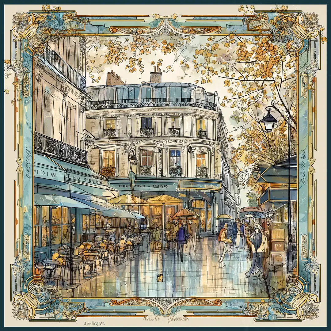 Saint-Germain İpek Fular
