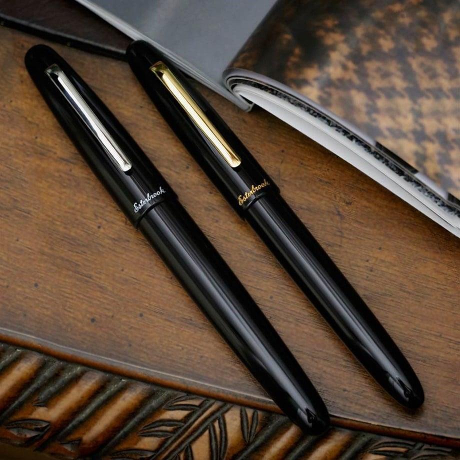 Esterbrook Estie Dolma Kalem Ebony Black Palladium Extra Fine