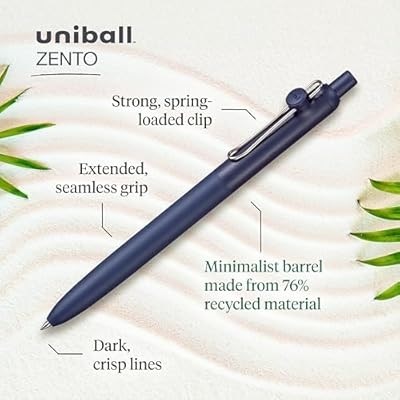 Uni-Ball Zento Hybrit Mavi Jel Kalem 0.7 mm  Fog