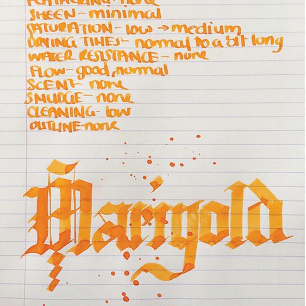 Diamine Flower Collection 30 ml Mürekkep Marigold