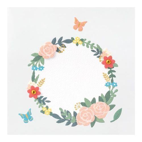 Midori sticker seal PCM title free wreath pattern S