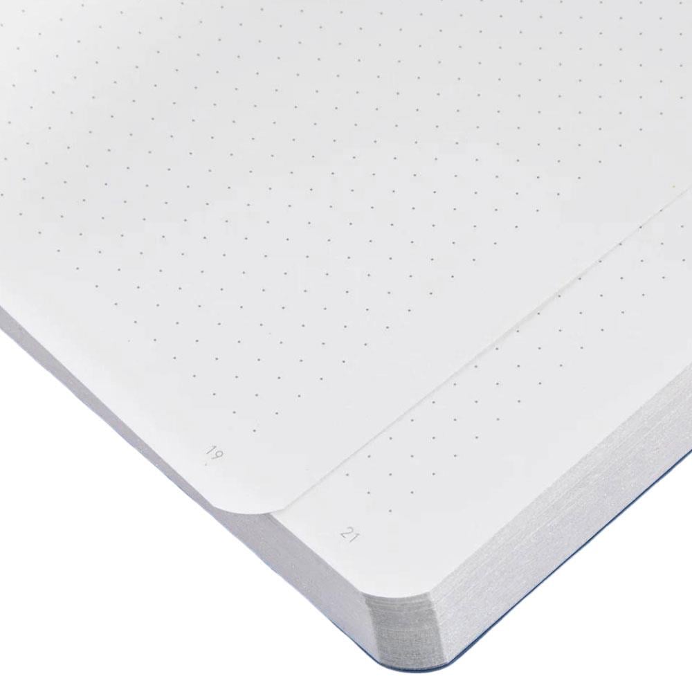 Nuuna L Gri Noktalı Defter Dream Boat Supersonic Blue