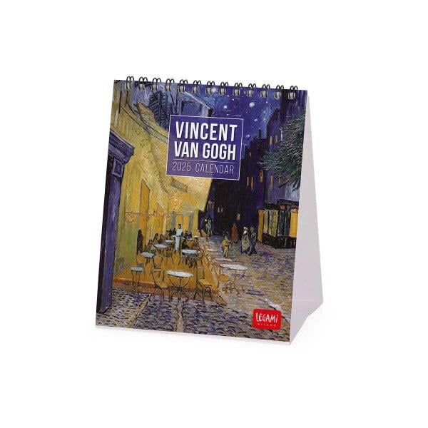 Legami Masaüstü Takvim / Planlayıcı 27,2x10,2 cm 2025 Van Gogh