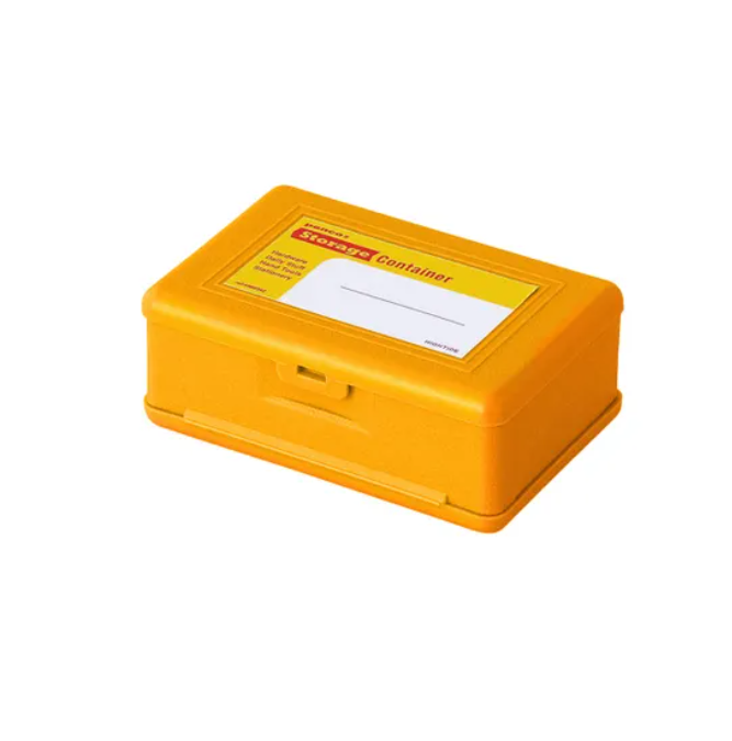 Penco Storage Container Plastik Çift Taraflı Kalemlik & Kutu Yellow EB046 YE