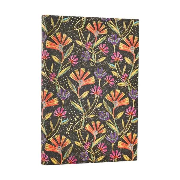 Paperblanks 2026 English Diary Wild Flowers Midi Day Ajanda
