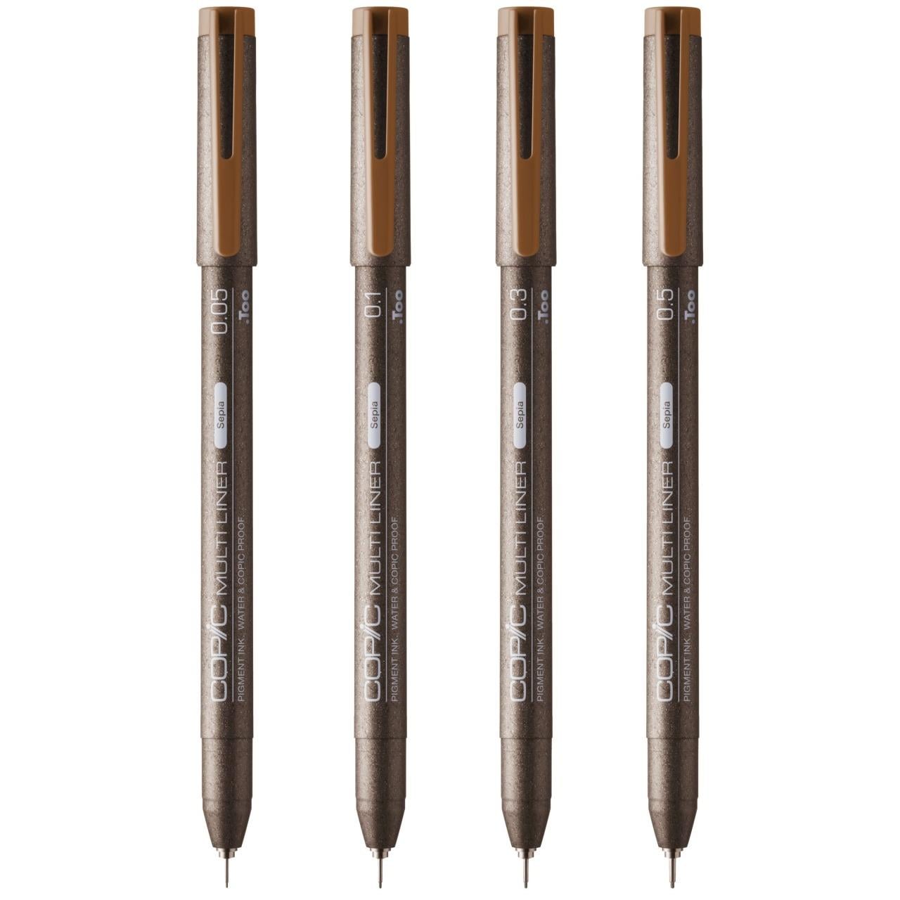 Copic Multiliner Classic Sepia 4'lü Kalem Seti