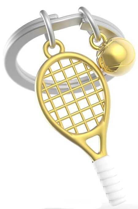 Metalmorphose Tenis Raketi Anahtarlık   MTM317-01