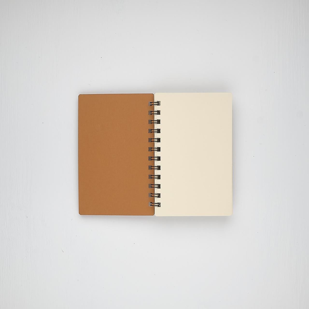 Life Noble Japon Dolma Kalem Uyumlu Mini Telli Defter A7 Çizgisiz N71