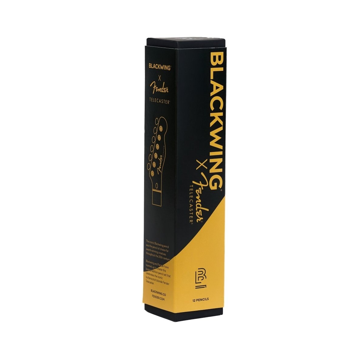Blackwing x Fender - Butterscotch Blonde Telecaster Balanced 12'li Kurşun Kalem Seti