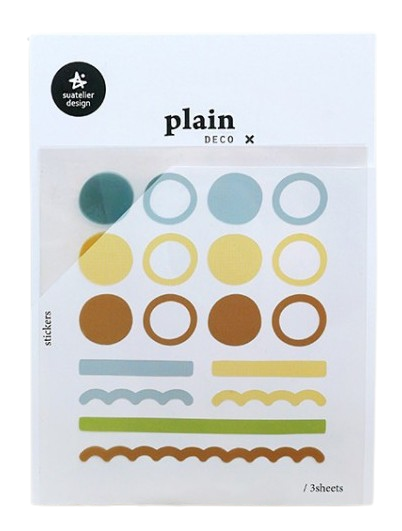 Suatelier Deco Sticker Plain Label Stickers 1670 Plain 66